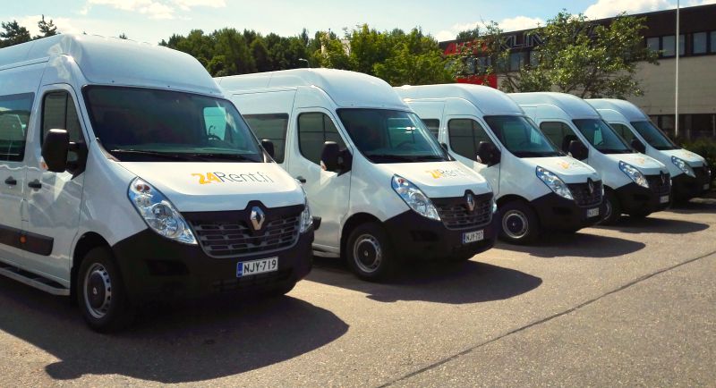 Pakettiauton vuokraus