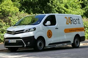 Vuokraa Toyota Proace 6m³