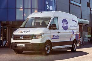 Vuokraa VW Crafter 4x4 10m³