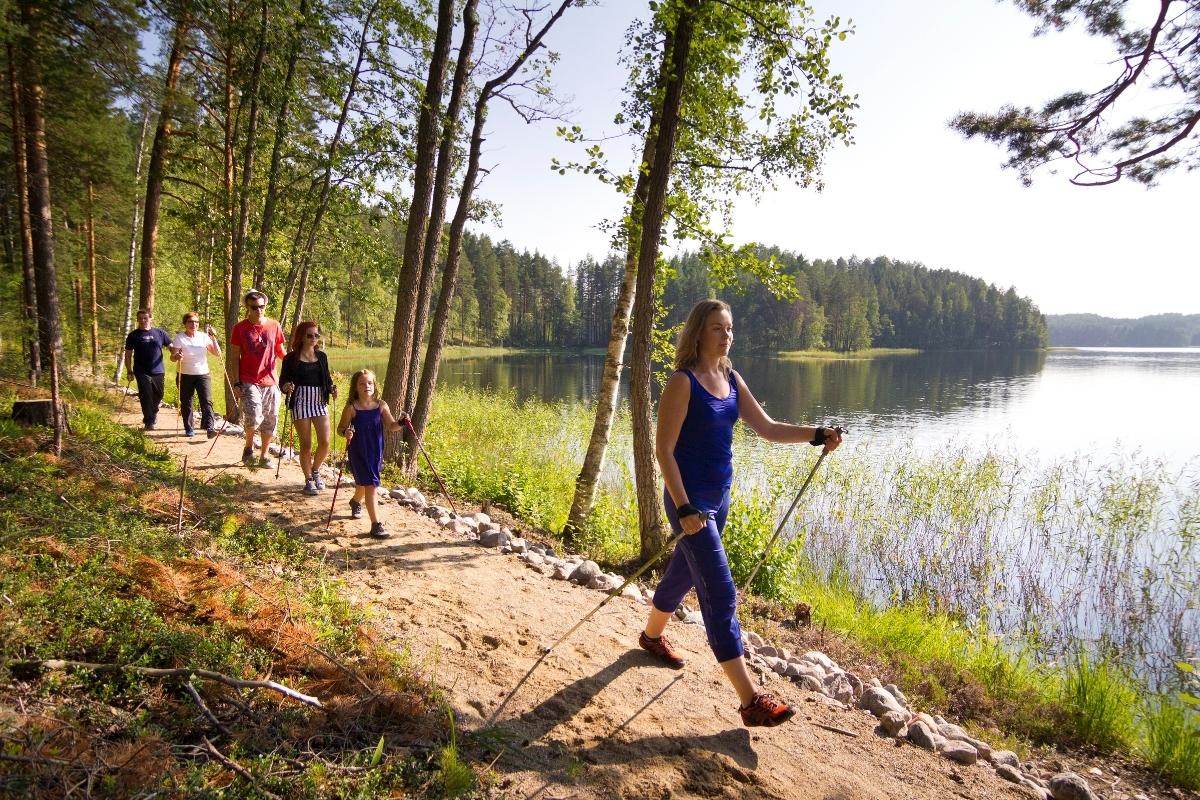 Sauvakävelyä Punkaharjulla