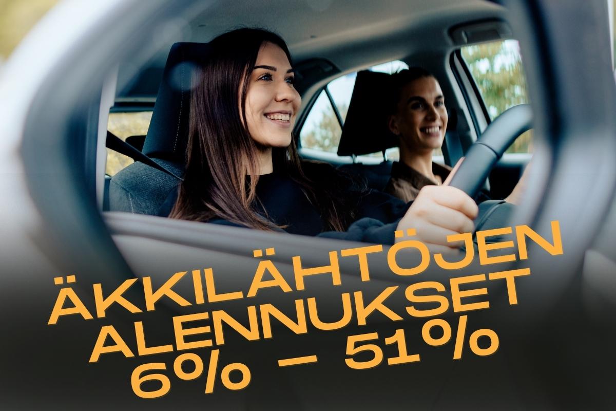 Uusi alennustyökalu äkkilähtöihin tuo entistä edullisemmat autot lähemmäksi kaikkia!