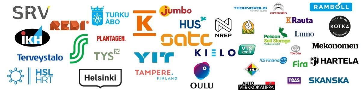 Taloyhtiöt Sivun Kumppanit Kuva 24Rent tekee yhteistyötä satojen kumppanien ja yritysten kanssa