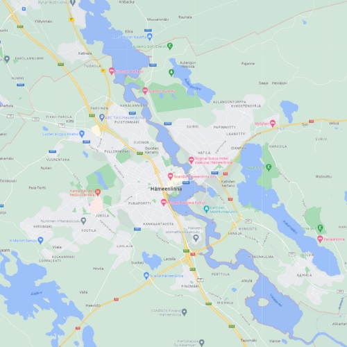 Pakettiautojen sijainnit Hämeenlinnassa - 24Rent Pakettiautojen sijainnit Hämeenlinnassa - 24Rent