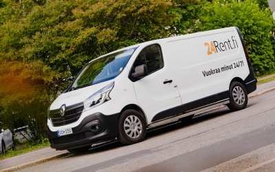 pakettiauto muuttoon opiskelijalle 24Rent pakettiauto muuttoon opiskelijalle 24Rent