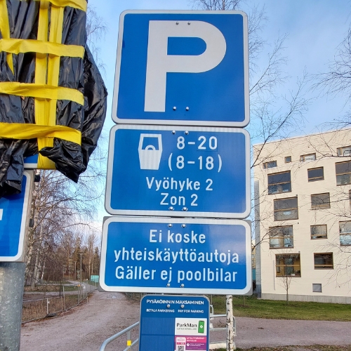 Pysäköinti ilmaiseksi Espoossa 24Rent Pysäköinti ilmaiseksi Espoossa 24Rent