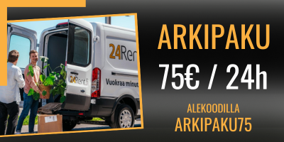 Halpa vuokrapakettiauto 24Rent