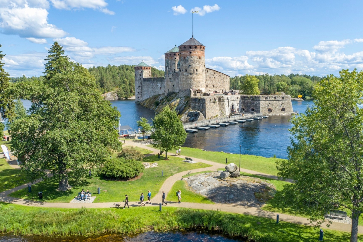 Olavinlinna is the northernmost medieval castle in the world. 