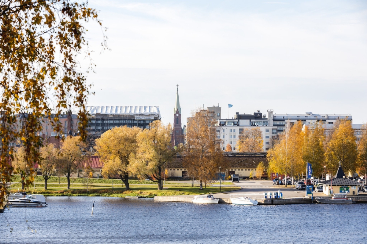 Mikkeli harbor area has a lot of beautiful sights to see. 