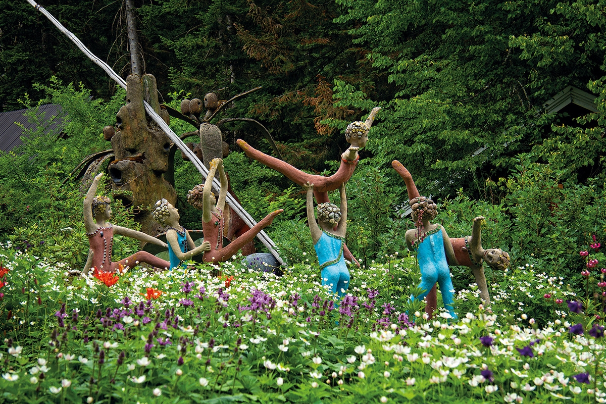 The creepy sculpture park in Parikkala. 